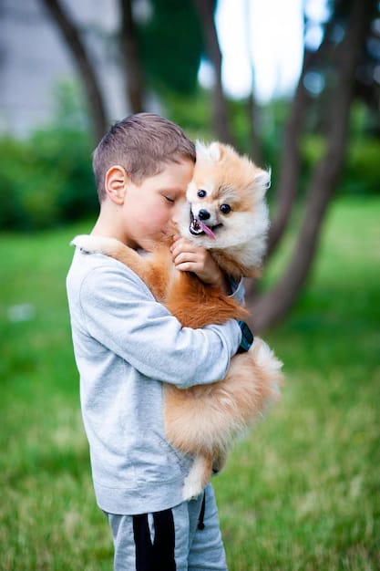Снимки детей и животных могут быть очень любящими и нежными