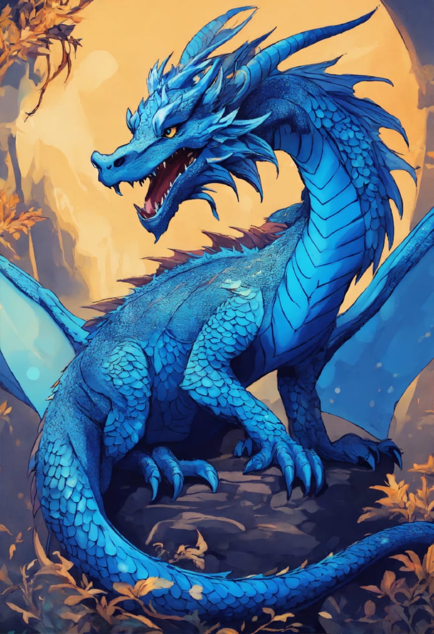 Мистический дракон пробуждает воображение и таинственность