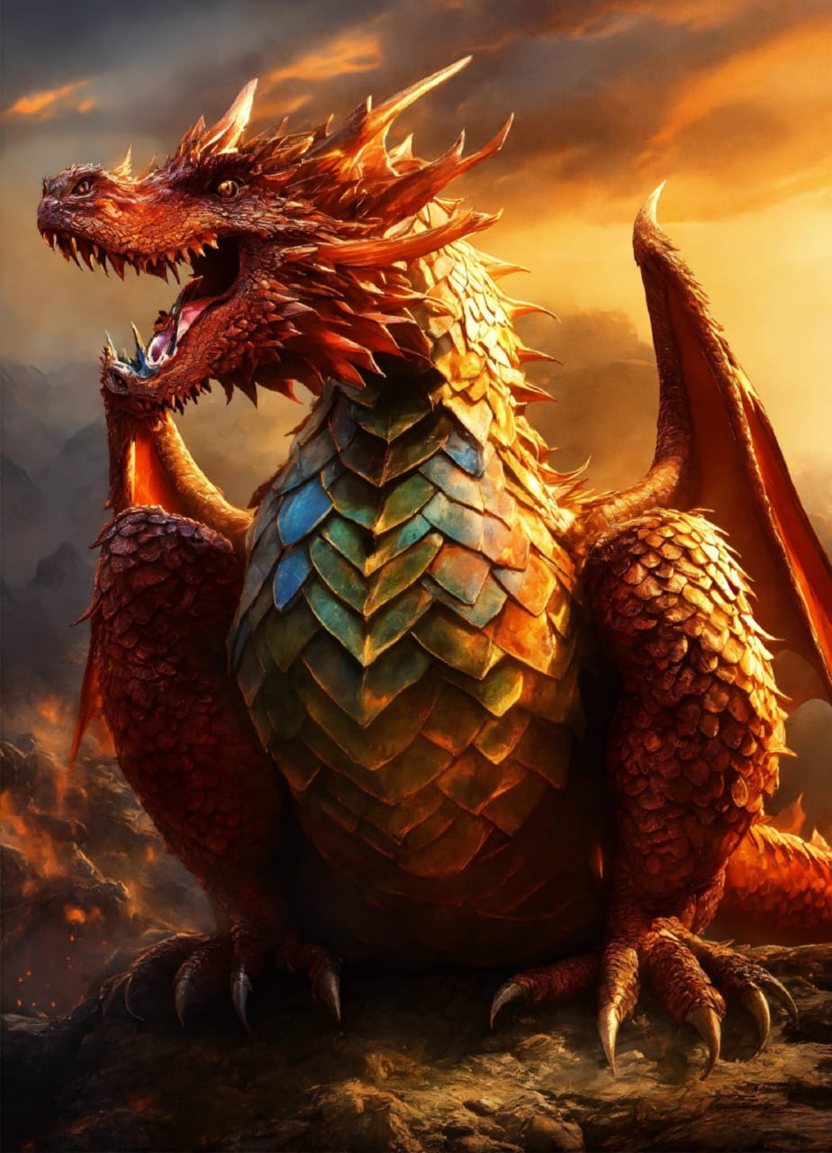 Мистический дракон вдохновляет на создание увлекательных историй и легенд