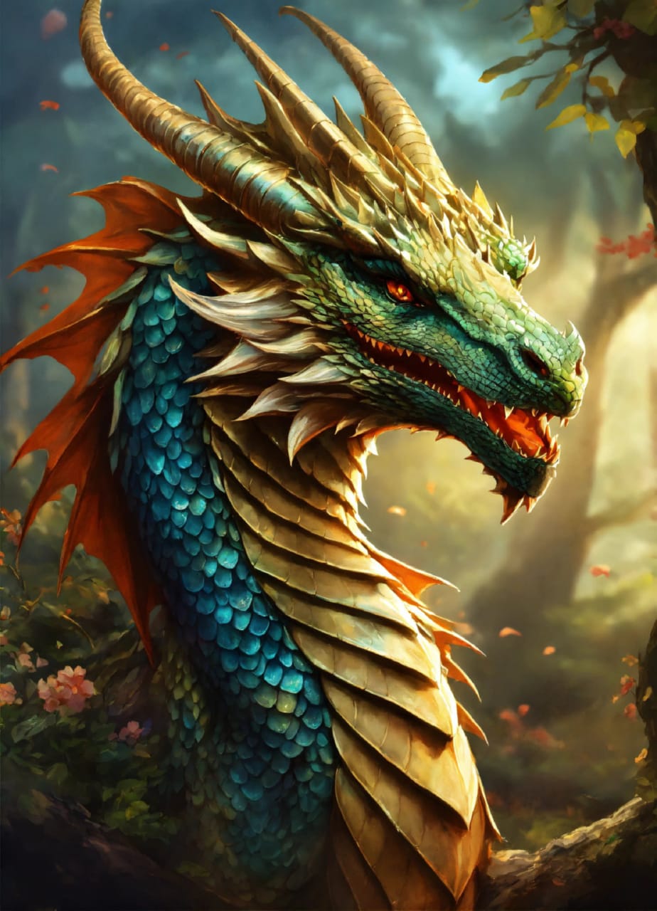 Восхитительный дракон вызывает ощущение величия и непостижимости природы