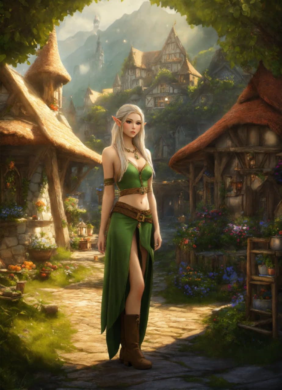 Мистические девушки эльфы обладают изящностью и грацией лесных созданий